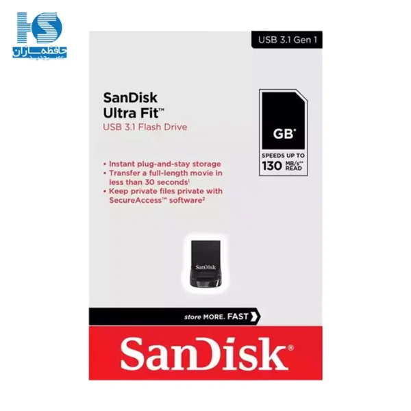 فلش سن دیسک مدل Ultra Fit CZ430. فلش مموری San Disk اولترا فیت مدل CZ430