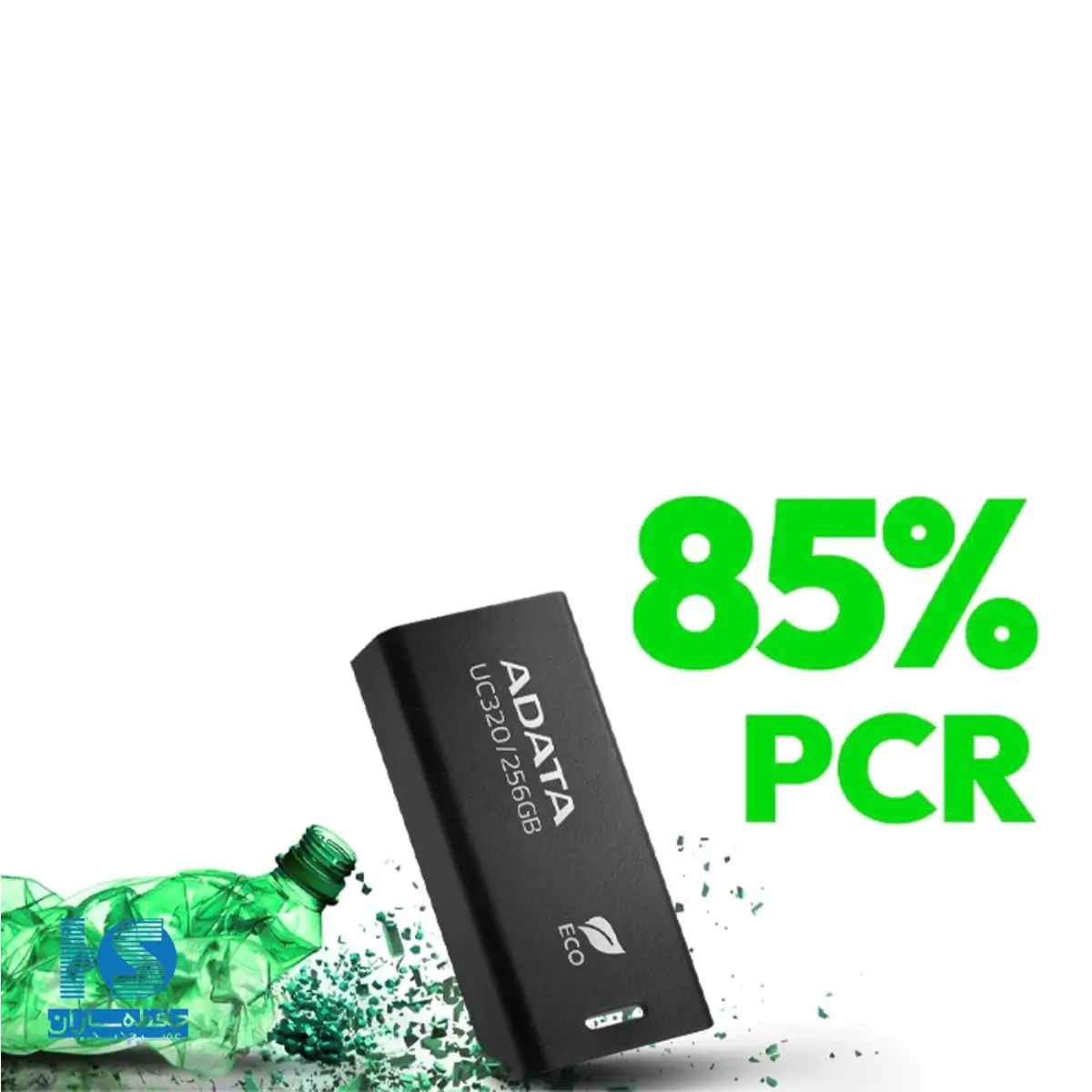 فلش ای دیتا UC320 فلش مموری ایدیتا مدل ADATA UC320 مشکی ظرفیت 64 گیگابایت