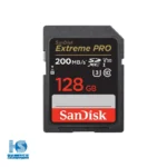 کارت حافظه SDXC سن دیسک مدل Extreme Pro V30 سرعت 200mbps ظرفیت 128 گیگابایت
