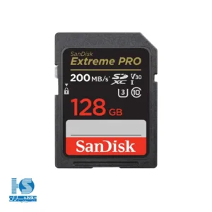 کارت حافظه SDXC سن دیسک مدل Extreme Pro V30 سرعت 200mbps ظرفیت 128 گیگابایت