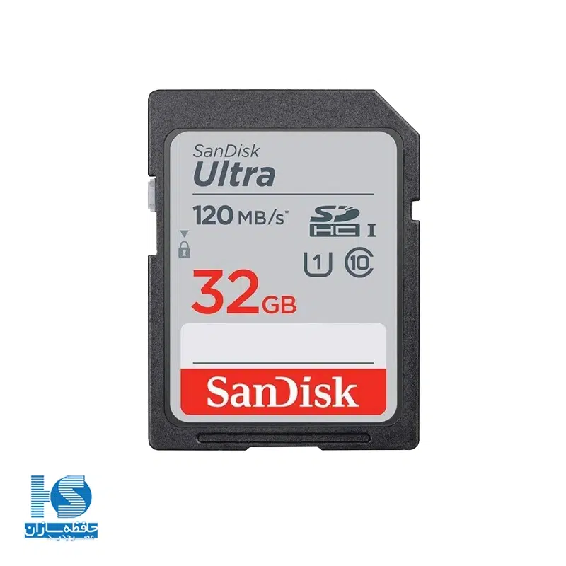 کارت حافظه سن دیسک SDHC مدل Ultra UHS-I U1 سرعت 120MB ظرفیت 32 گیگابایت
