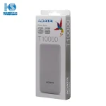 پاور بانک ای دیتا (ADATA) مدل T10000 ظرفیت 10000mAh جعبه سفید