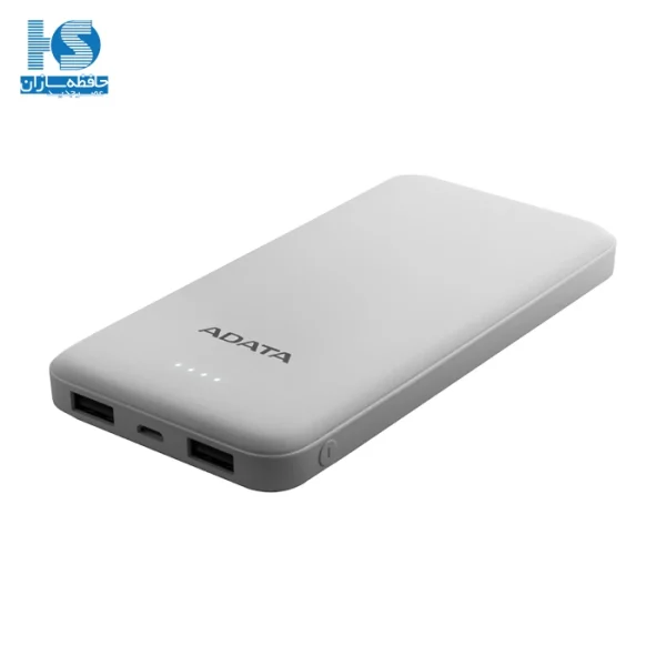 پاور بانک ای دیتا (ADATA) مدل T10000 ظرفیت 10000mAh سفید