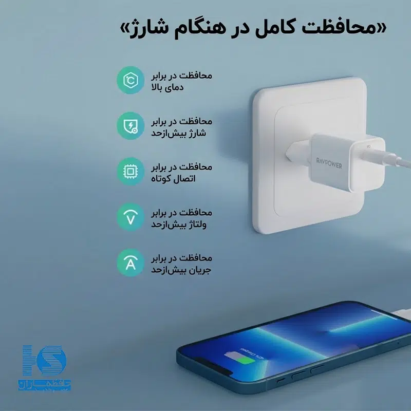 شارژر راوپاور مدل RP-PC167