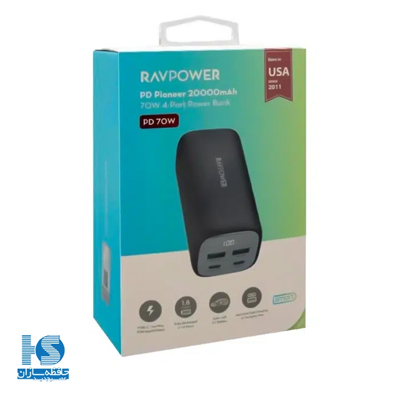 پاوربانک راوپاور مدل RP-PB208Pro