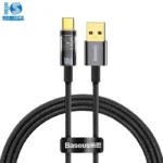 کابل بیسوس USB به تایپ سی Explorer قیمت کابل شارژ و انتقال دیتا باسئوس USB A به Type C مدل Baseus اکسپلورر Auto Power-Off گارانتی 24ماهه‌ی آونگ