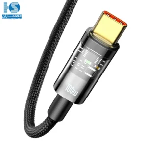 کابل بیسوس USB به تایپ سی Explorer قیمت کابل شارژ و انتقال دیتا باسئوس USB A به Type C مدل Baseus اکسپلورر Auto Power-Off گارانتی 24ماهه‌ی آونگ