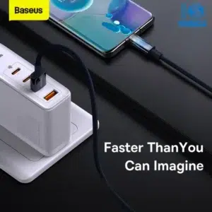 کابل بیسوس USB به تایپ سی Explorer قیمت کابل شارژ و انتقال دیتا باسئوس USB A به Type C مدل Baseus اکسپلورر Auto Power-Off گارانتی 24ماهه‌ی آونگ
