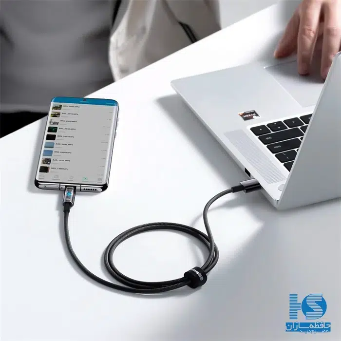 کابل بیسوس USB به تایپ سی Explorer قیمت کابل شارژ و انتقال دیتا باسئوس USB A به Type C مدل Baseus اکسپلورر Auto Power-Off گارانتی 24ماهه‌ی آونگ