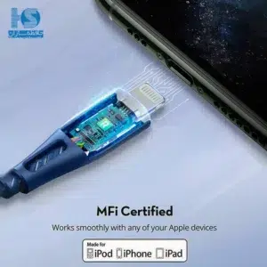 کابل راوپاور Type‑C به Lightning مدل RP-CB1018 قیمت کابل روپاور تایپ سی به لایتنینگ آیفون سرعت انتقال ۴۸۰ مگابیت بر ثانیه با گارانتی 18 ماهه‌ی آواژنگ
