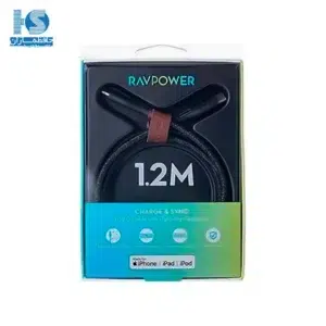 کابل راوپاور Type‑C به Lightning مدل RP-CB1018 قیمت کابل روپاور تایپ سی به لایتنینگ آیفون سرعت انتقال ۴۸۰ مگابیت بر ثانیه با گارانتی 18 ماهه‌ی آواژنگ