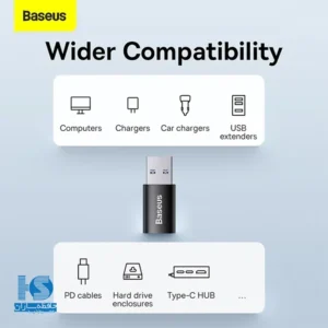 آداپتور OTG بیسوس مدل USB به تایپ سی سری Igenuity