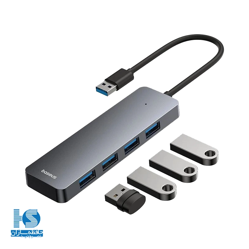 هاب ۴ پورت بیسوس مدل UltraJoy Lite طول کابل 1 متر