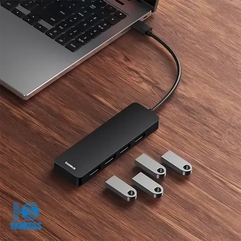 هاب ۴ پورت بیسوس مدل UltraJoy Lite طول کابل 1 متر