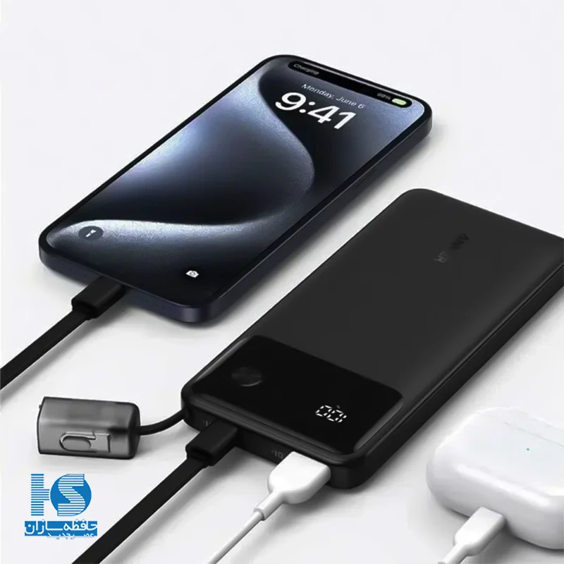 پاوربانک انکر 10000 میلی آمپر ساعت 22.5 وات مدل A1388H11