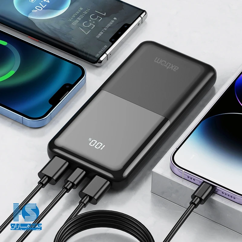 پاوربانک اکستروم 10000 میلی آمپر APB10K22W‑B توان 22.5 وات