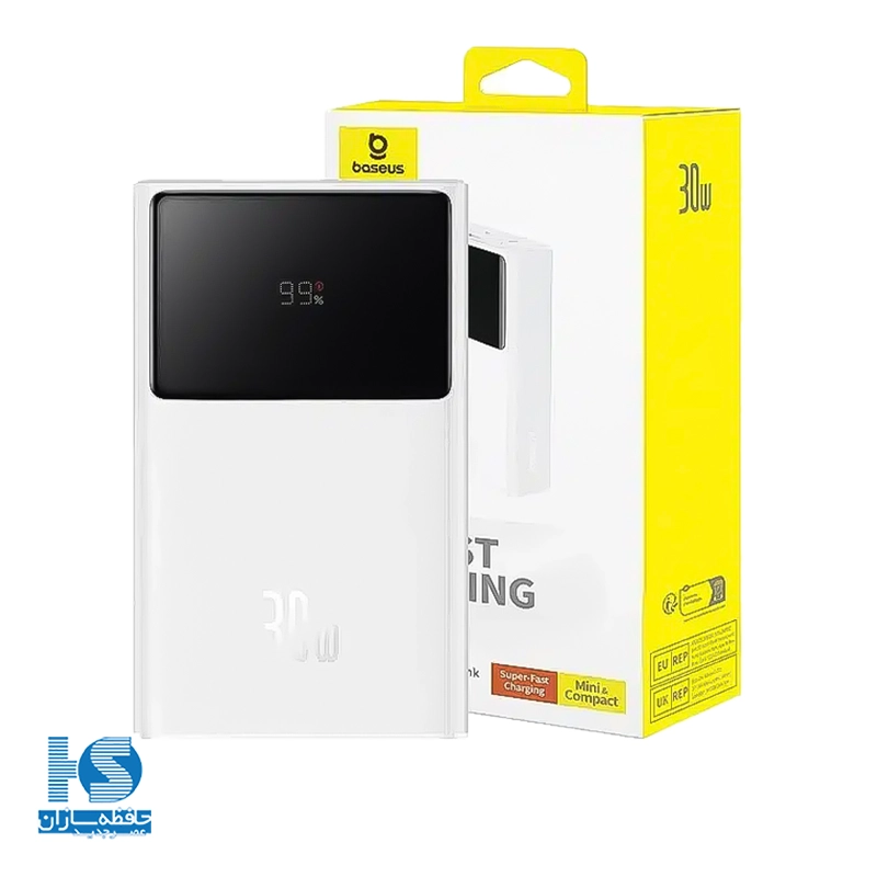 پاوربانک بیسوس ظرفیت 10000mAh میلی آمپر ساعت مدل Star-Lord توان 30 وات