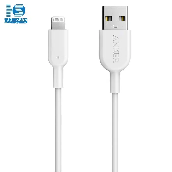 کابل انکر لایتنینگ به USB-A قیمت کابل شارژ آیفون Anker PowerLine II Lightning مدل A8433H22 طول 180 سانتی متر  برای iPhone و iPad با گارانتی خدمات طلایی ایستا