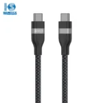 کابل انکر تایپ سی به تایپ سی قیمت کابل USB-C به USB-C شارژ و انتقال دیتا و اطلاعات Anker Ultra Soft مدل A82E2H11 به طول سه فوت با گارانتی خدمات طلایی ایستا