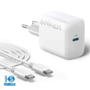 شارژر انکر 20 وات با کابل USB-C به USB-C خروجی تایپ سی مدل B2347G21 (2)