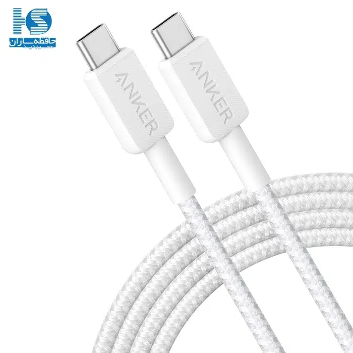 کابل انکر USB-C به لایتنینگ آیفون قیمت کابل شارژ Anker 322 تایپ سی به Lightning طول 180 سانتی متر مدل A81B6 گارانتی 36 ماهه‌ی خدمات طلایی ایستا
