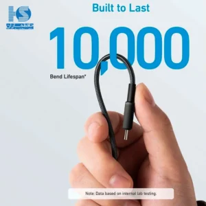 کابل شارژ انکر تایپ سی به تایپ سی قیمت سیم انتقال اطلاعات Anker 322 مدل A81F5 رابط USB-C به USB-C طول 0.9 متر با گارانتی خدمات طلایی ایستا