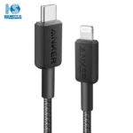کابل انکر 322 تایپ سی به لایتنینگ آیفون قیمت سیم شارژ Anker 322 USB-C به Lightning مدل A81B5 طول 90 سانتی متر با گارانتی خدمات طلایی ایستا