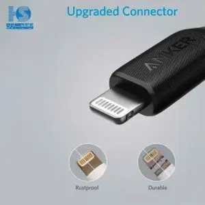 کابل شارژ انکر USB به لایتنینگ آیفون قیمت Anker PowerLine III A8813 مدل USB-A به Lightning برای اپل طول 180 سانتی متر با گارانتی خدمات طلایی ایستا