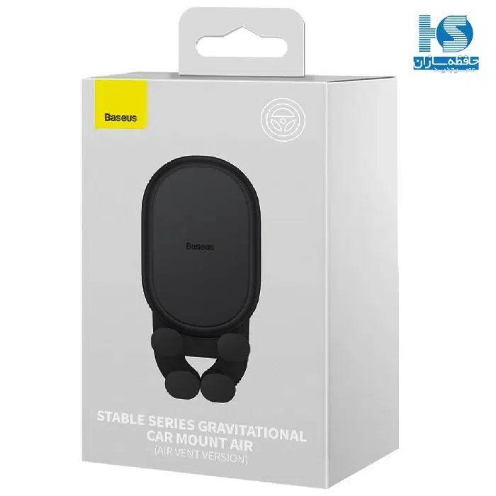 هولدر موبایل بیسوس سری Stable پایه نگهدارنده گوشی ماشین باسئوس مدل Stable Series Gravitational Car Mount Air مخصوص نصب روی دریچه هوا با گارانتی 18 ماهه آونگ
