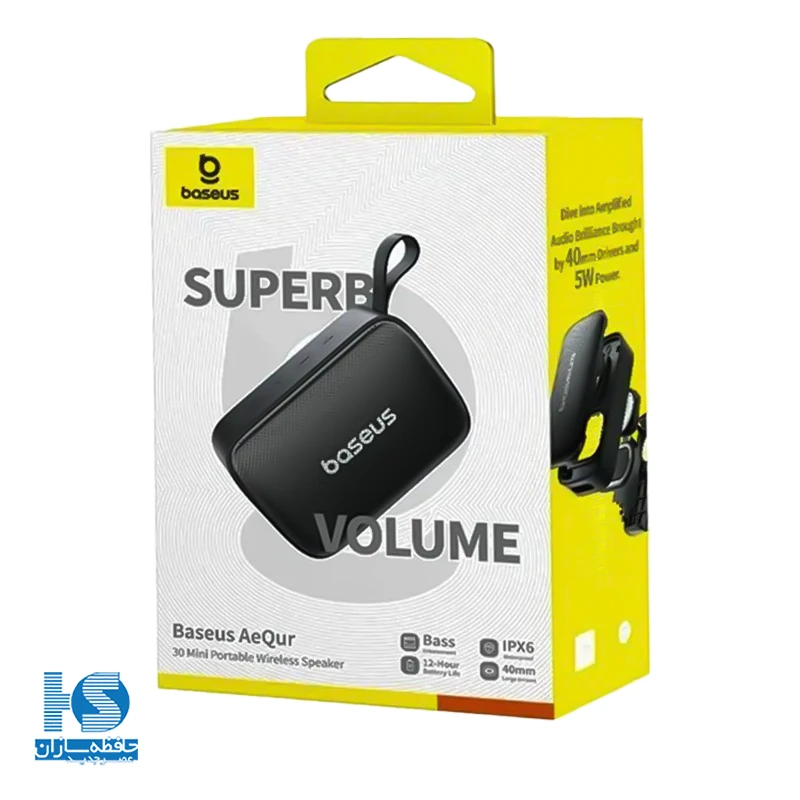 اسپیکر بلوتوثی بیسوس AeQur باسئوس مدل Baseus 30 Mini Speaker