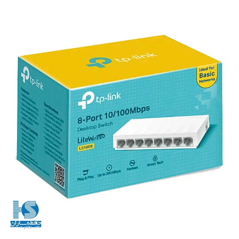 سوئیچ 8 پورت تی پی لینک LS1008 مدل سویییچ شبکه غیرمدیریتی سری LiteWave