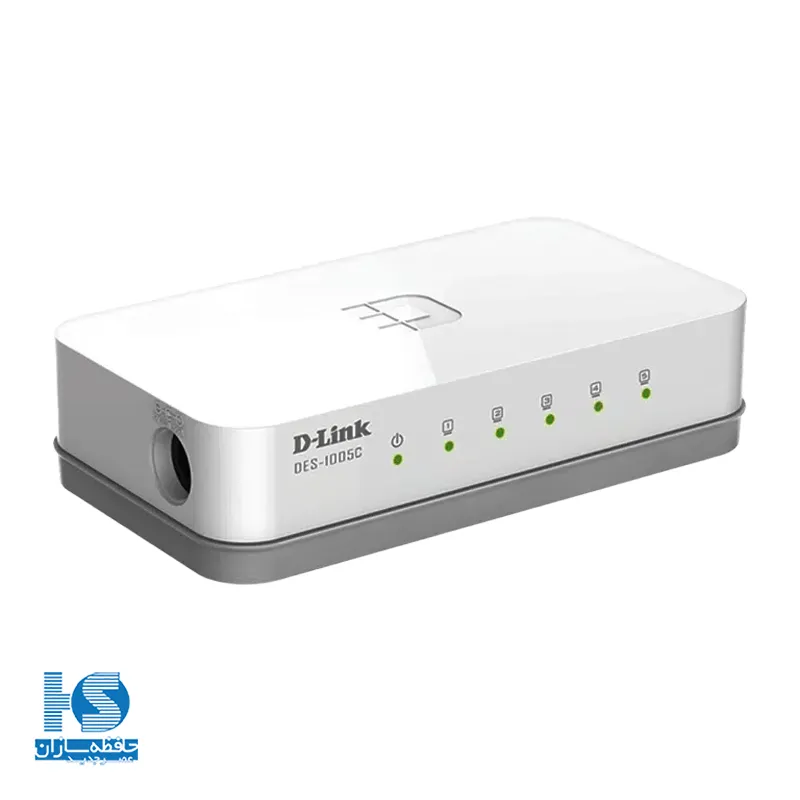 سوئیچ دی لینک DES-1005C مدل D-Link Network Switch پنج پورت رومیزی