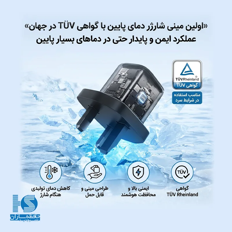 شارژر انکر 30 وات A2698 آداپتور فست شارژ دیواری Anker Zolo