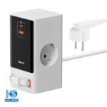 شارژر رومیزی بیسوس PowerCombo Tower PowerStrip توان 65 وات
