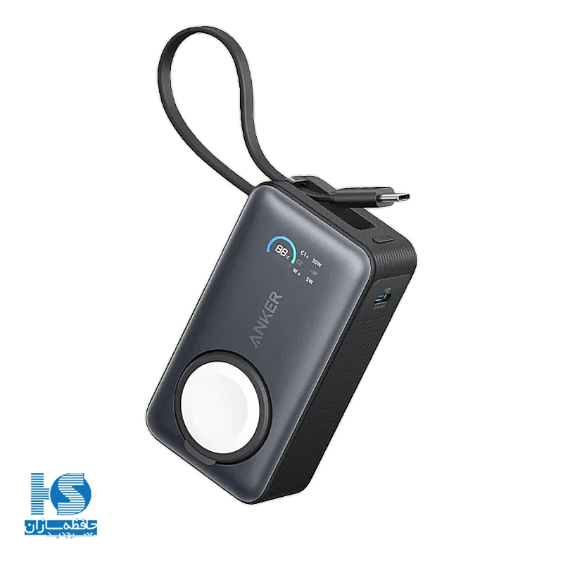 پاوربانک انکر 10000 میلی آمپر 35 وات A1657 مدل Anker MagGo