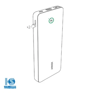 پاوربانک انکر 20000 میلی آمپر 30 وات مدل Anker Nano A1387