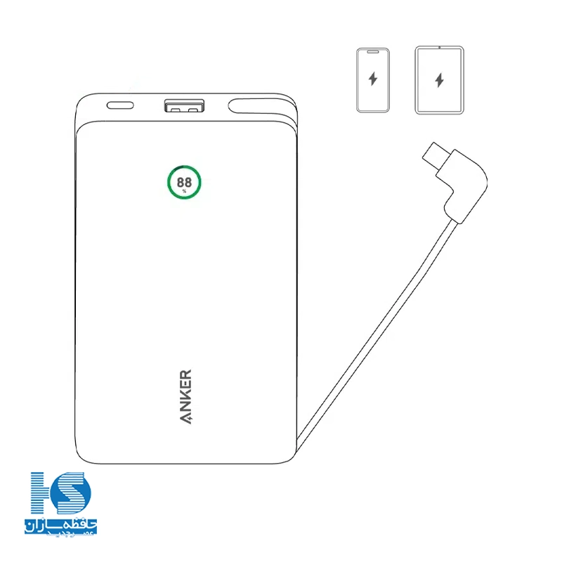 پاوربانک انکر 20000 میلی آمپر 30 وات مدل Anker Nano A1387