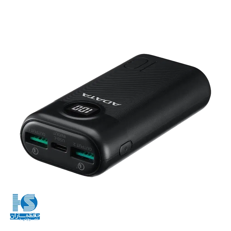پاوربانک ای دیتا P10000QCD مدل ADATA PowerBank ظرفیت 10000mAh