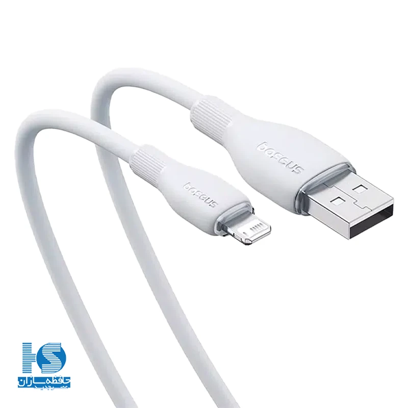 کابل USB به لایتنینگ بیسوس کابل شارژ آیفون باسئوس 1.2 متر سری Pudding