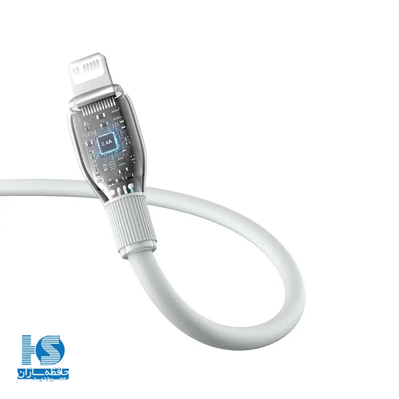 کابل USB به لایتنینگ بیسوس کابل شارژ آیفون باسئوس 1.2 متر سری Pudding