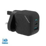 شارژر 45 وات پاورولوژی PWC036 آداپتور Powerology Dual-Port GaN