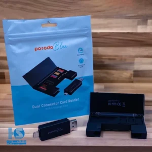 رم ریدر پرودو PB-CACRH-BK مدل Porodo Blue Dual Connector