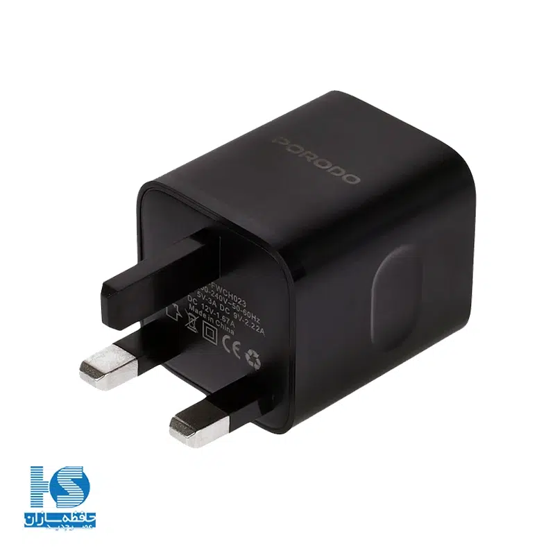 شارژر 20 وات پرودو FWC022 خروجی USB و تایپ سی با کابل 1.2 متر لایتنینگ