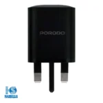 شارژر 20 وات پرودو FWC022 خروجی USB و تایپ سی با کابل 1.2 متر لایتنینگ