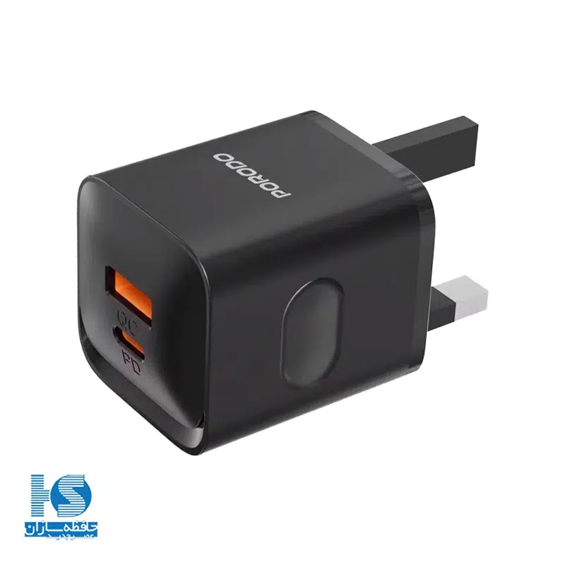 شارژر 20 وات پرودو FWC022 خروجی USB و تایپ سی با کابل 1.2 متر لایتنینگ