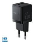 شارژر دیواری 20 وات بیسوس با دو خروجی تایپ سی و USB-A مدل Baseus Palm
