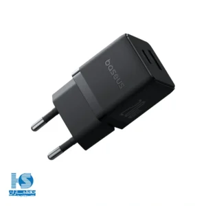 شارژر دیواری 20 وات بیسوس با دو خروجی تایپ سی و USB-A مدل Baseus Palm