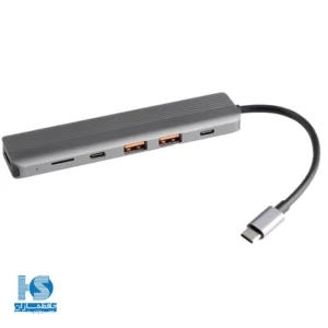 هاب 6 کاره پاورولوژی مدل Powerology 6-In-1 Slim مدل P61HBCGY