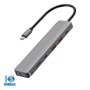 هاب 6 کاره پاورولوژی مدل Powerology 6-In-1 Slim مدل P61HBCGY