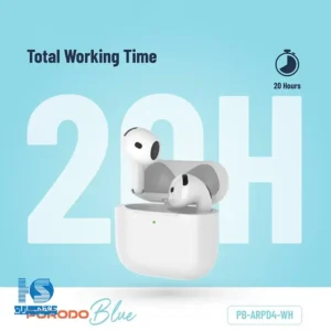 هندزفری بلوتوثی پرودو EarBuds 4 هدفون بی‌سیم Porodo Blue PB-ARPD4